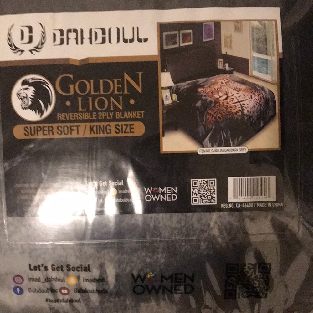 A blanket for $60